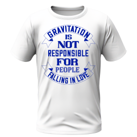 تي شيرت Vanlentines - gravitation is not responsible