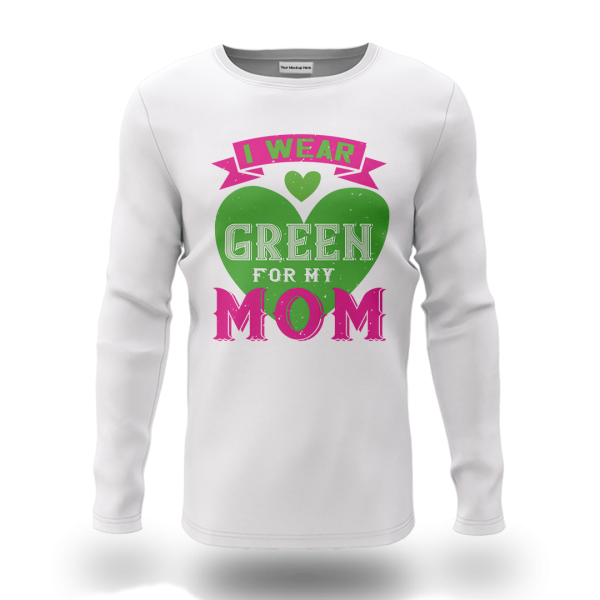 سويت شيرت i wear green for my mother